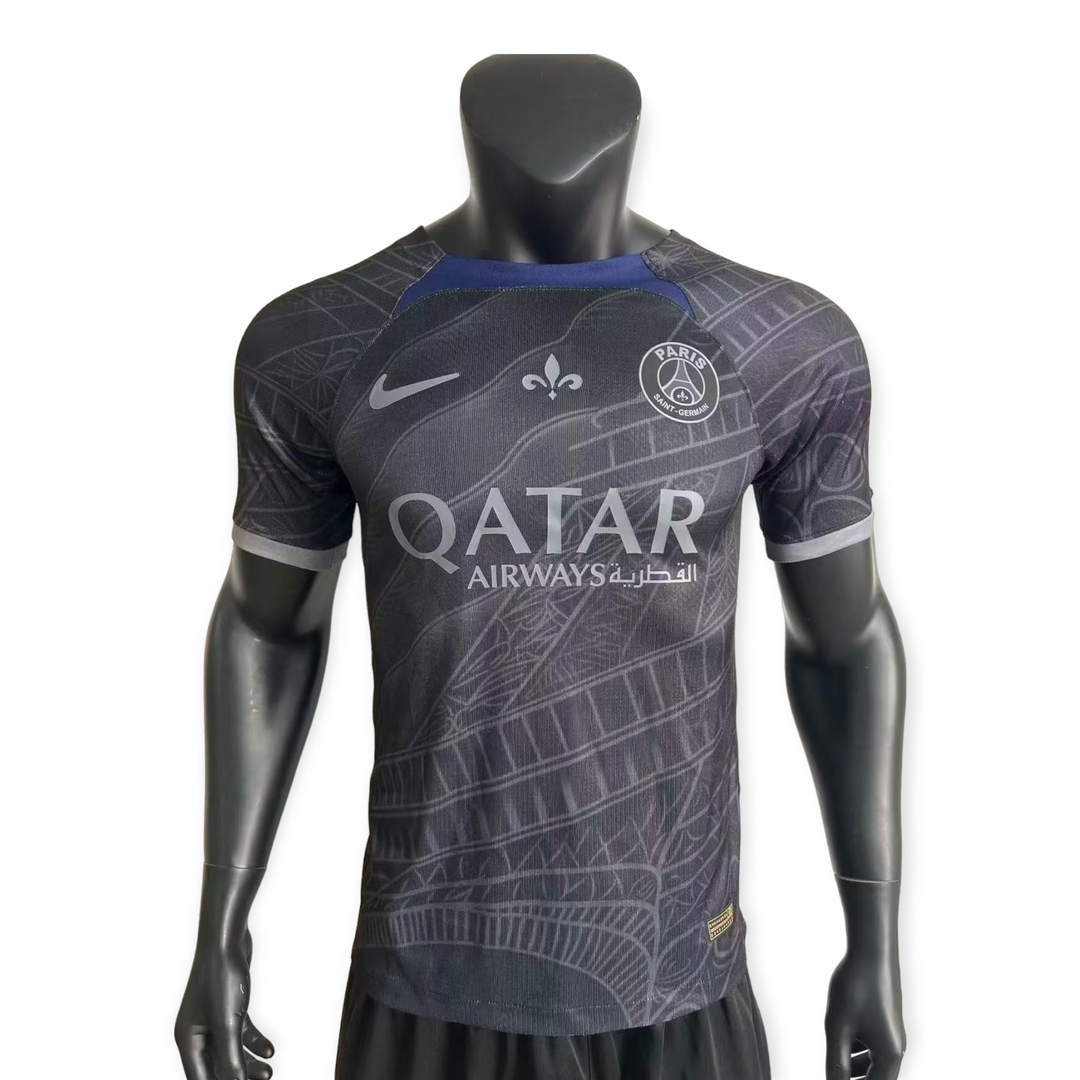 PSG Black Training Jersey Player Vesrion 2023/24