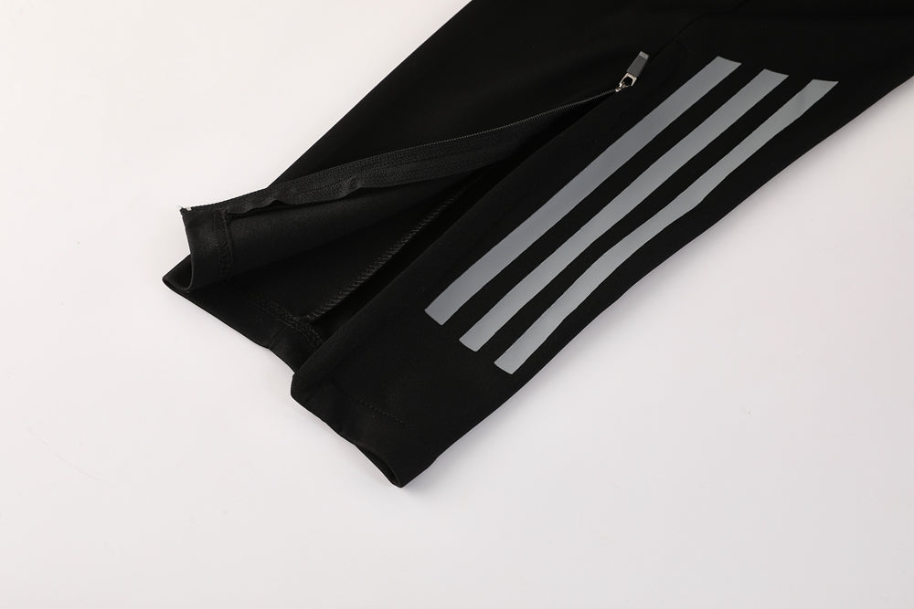 Adidas Track Suit - Leopard Camo Light Grey with Blue Strips