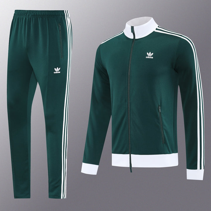 Adidas Dark Green Jacket Suit