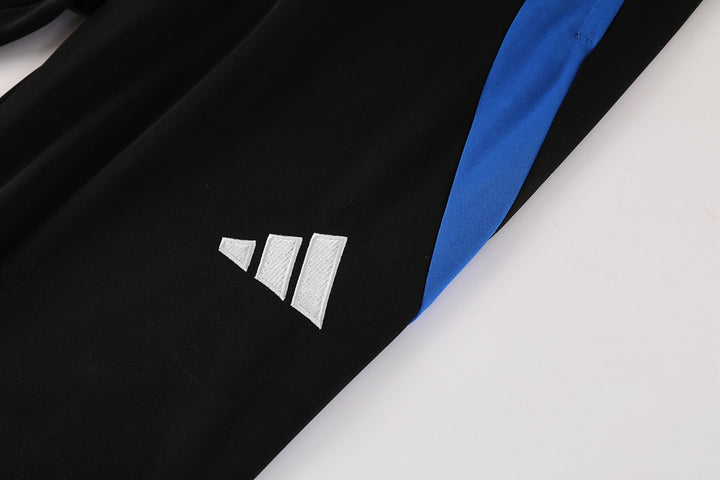 Adidas Track Suit - Leopard Camo Light Grey with Blue Strips