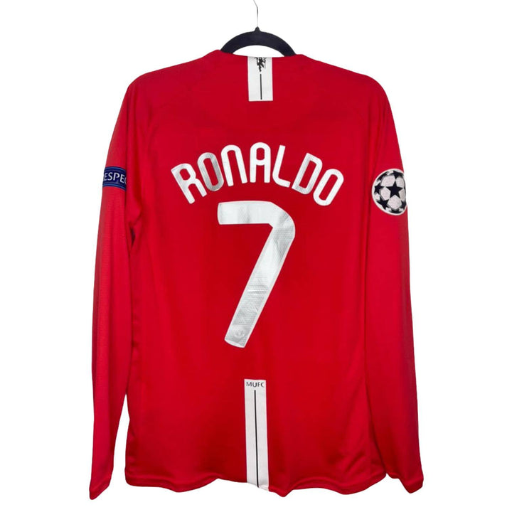 Manchester United Home Long Sleeve UCL final 2008 Ronaldo 7