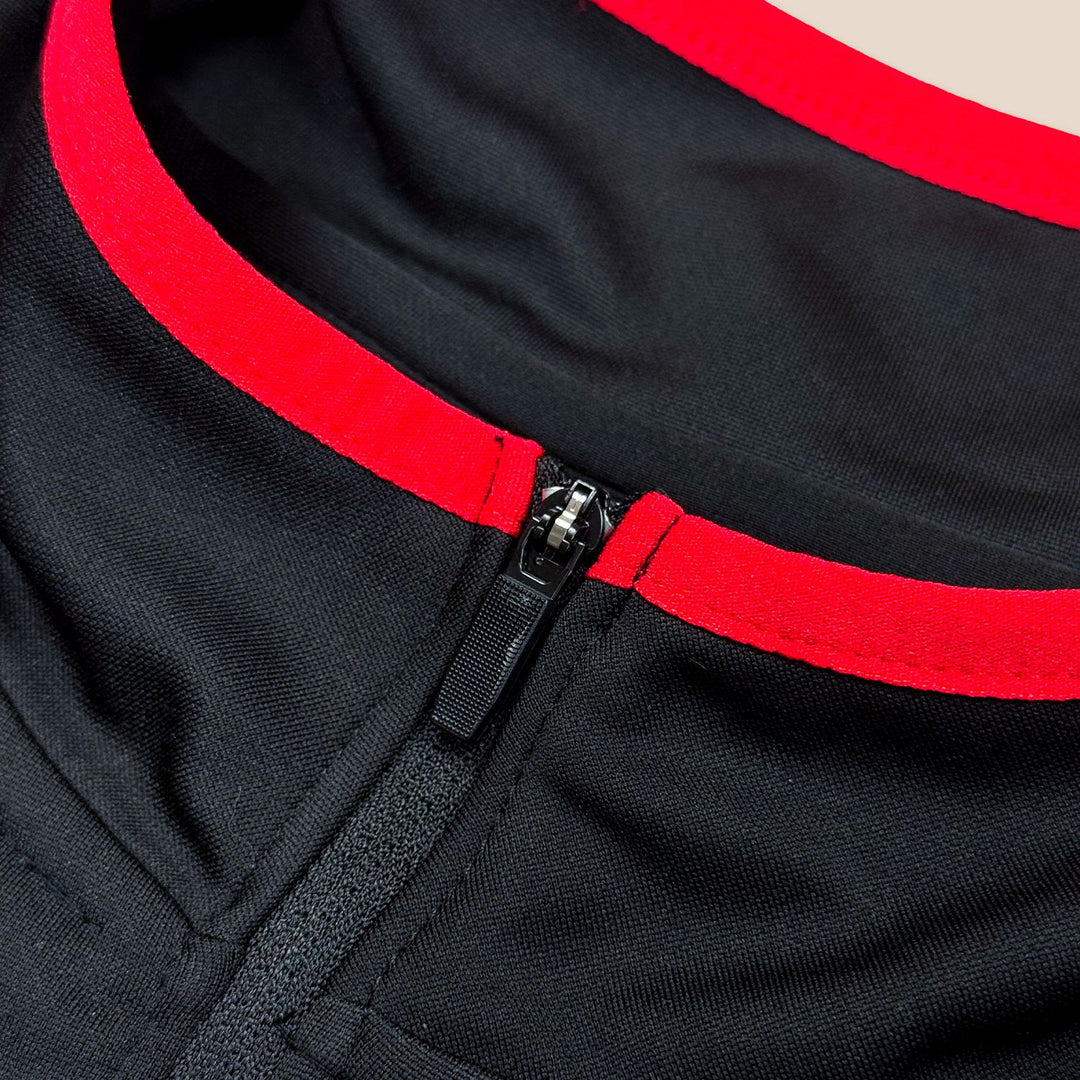 AC Milan Black Retro Training Suit Top