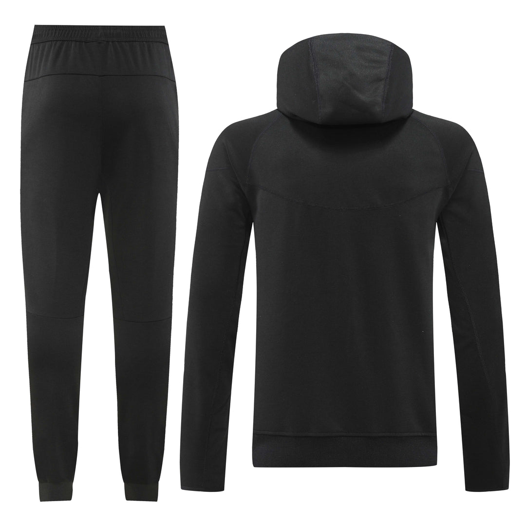 Nike Tech Fleece Full Zip Hoodie Black Full Set