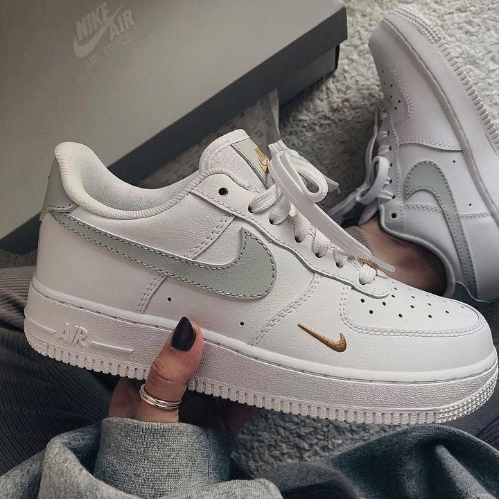 Nike Air Force 1 Low Features Gold
