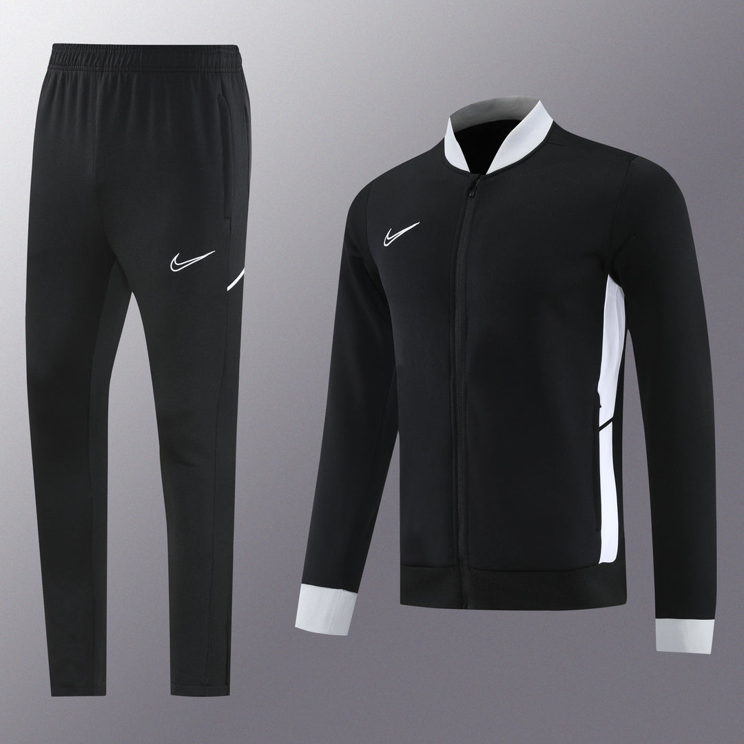 Nike Classic Jacket Suit - Black and White Trim