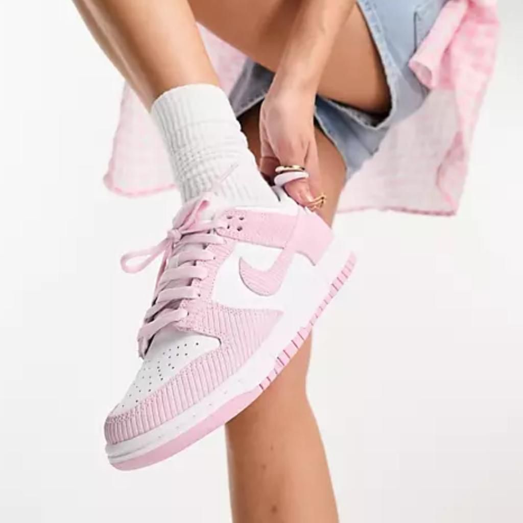 Nike Dunk Low Pink Corduroy