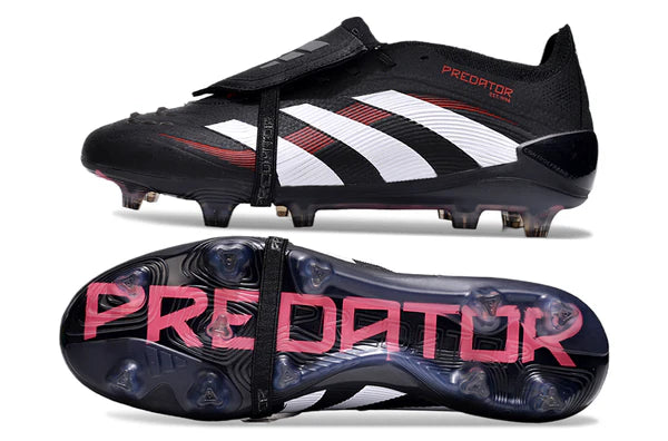Adidas Predator Elite 24 FG Firm Ground Soccer Cleats - Black/White/Red
