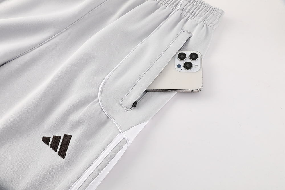 RM Pre Match White-Grey Jacket Suit