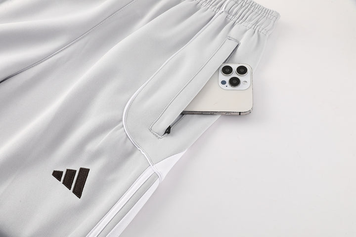 RM Pre Match White-Grey Jacket Suit
