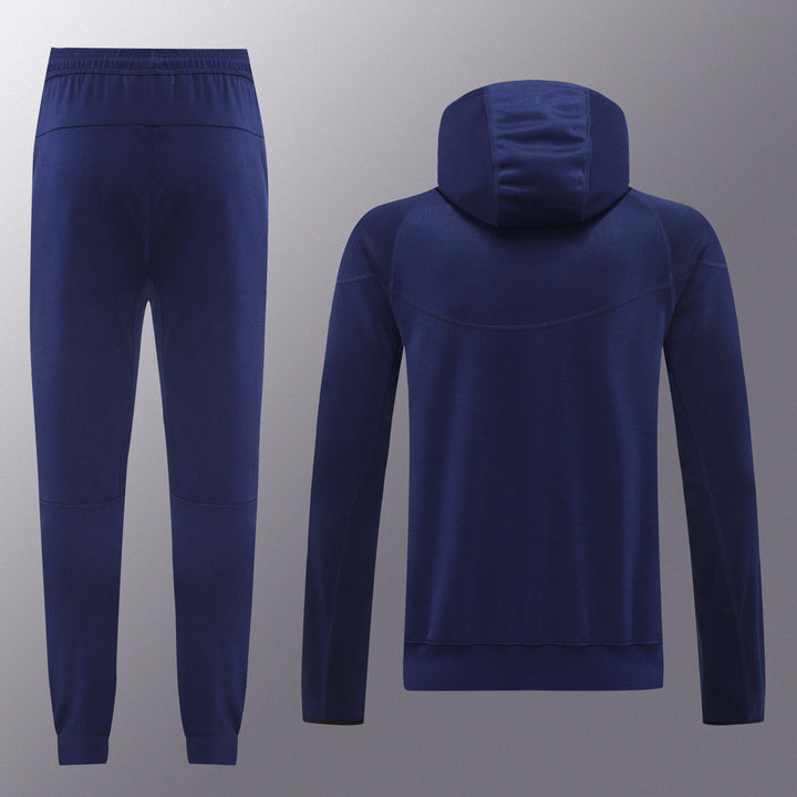 Nike Tech Fleece Full Zip Hoodie Navy Full Set