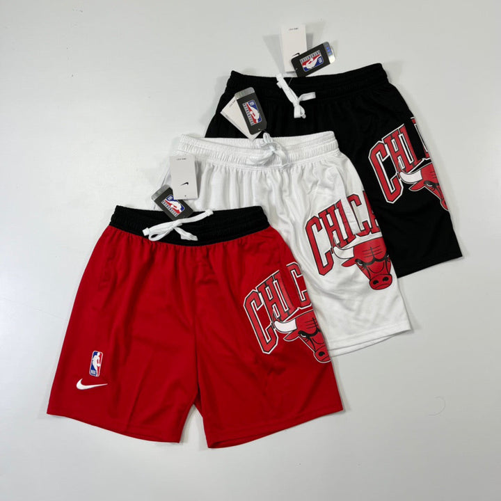 Nike CHICAGO BULLS COURTSIDE FLEECE SHORTS 3 COLOUR