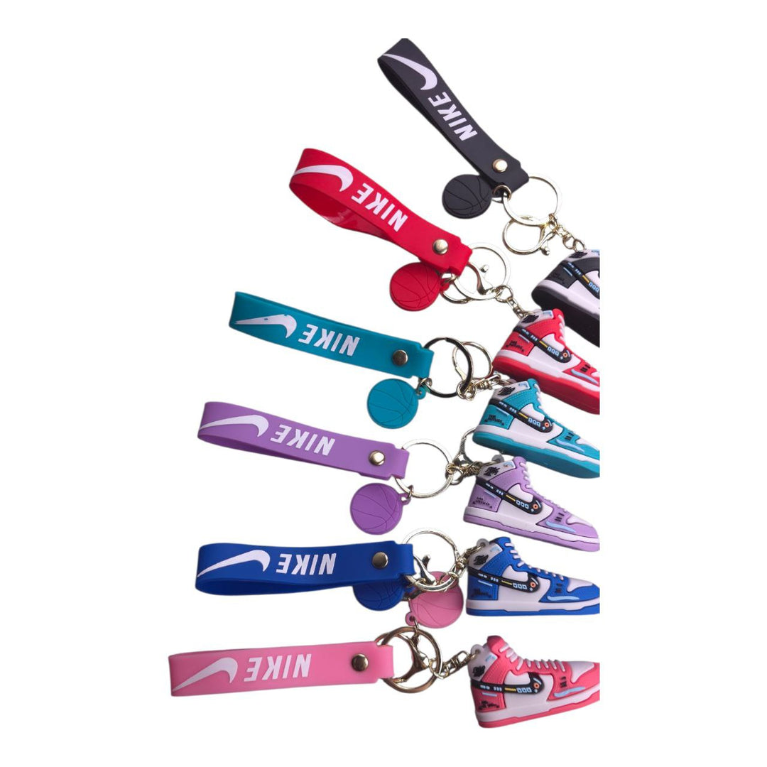 Mini Nike Sneaker Keychain – Multicolor
