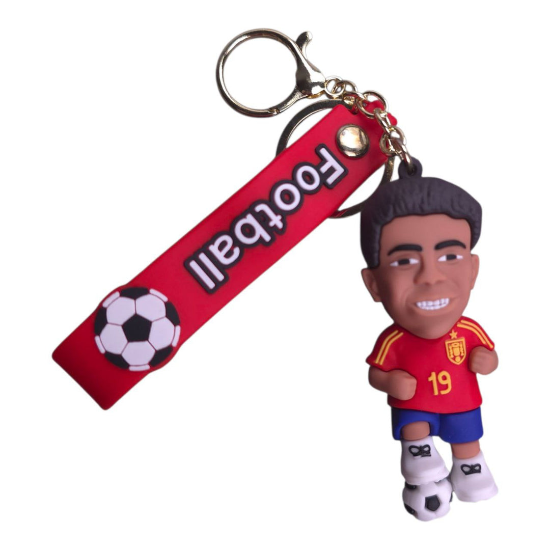 Mini Football Player Keychain – Cartoon Style