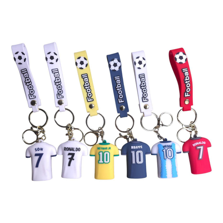 Football Shirt Keychains – Player Jersey Collection
