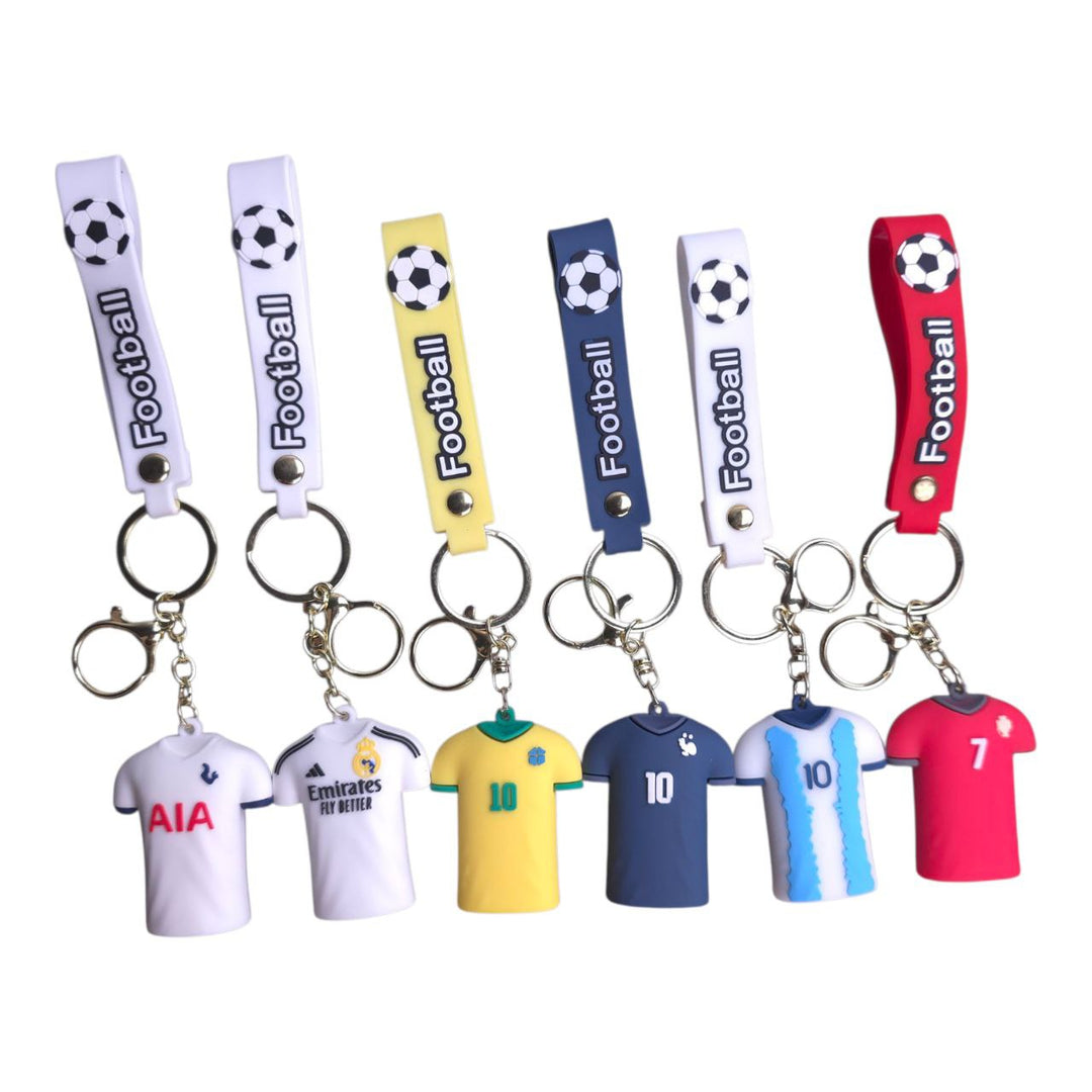 Football Shirt Keychains – Player Jersey Collection