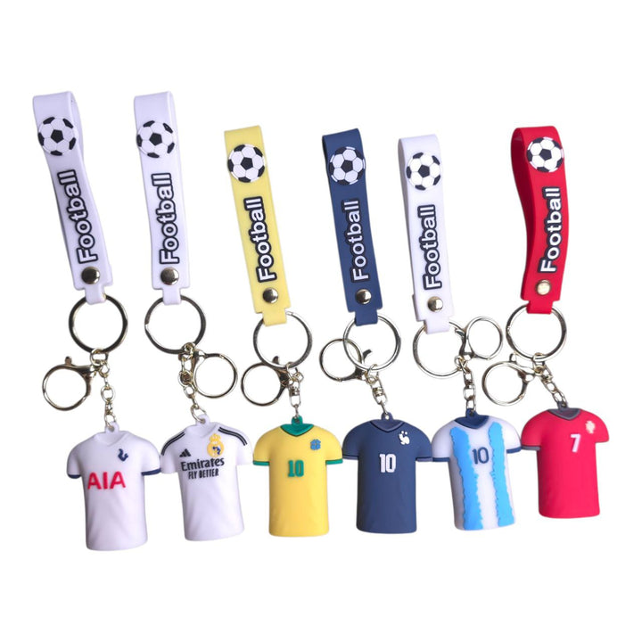 Football Shirt Keychains – Player Jersey Collection