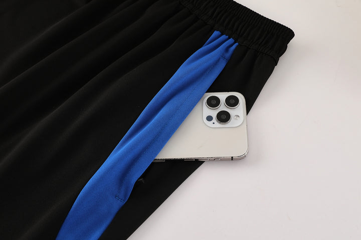 Adidas Track Suit - Leopard Camo Light Grey with Blue Strips