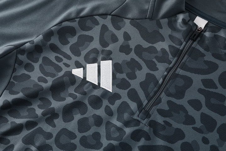 Adidas Track Suit - Leopard Camo Blue with White Strips