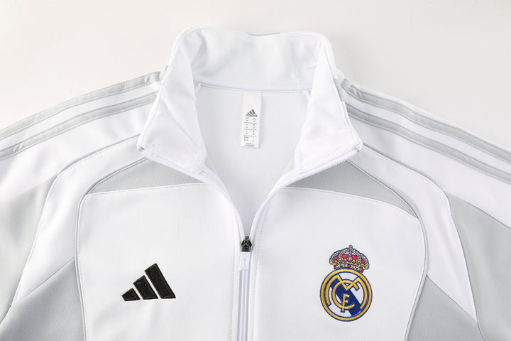 RM Pre Match White-Grey Jacket Suit