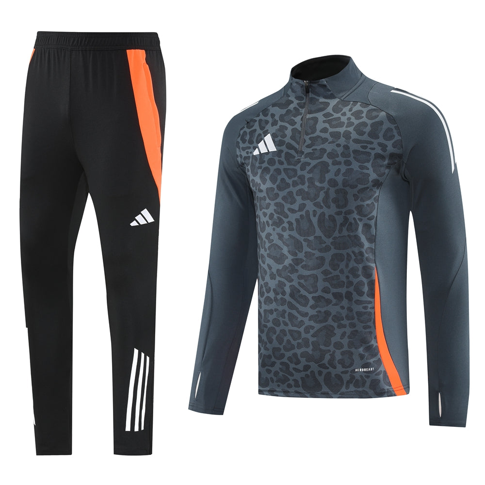 Adidas Track Suit - Leopard Camo Blue with White Strips