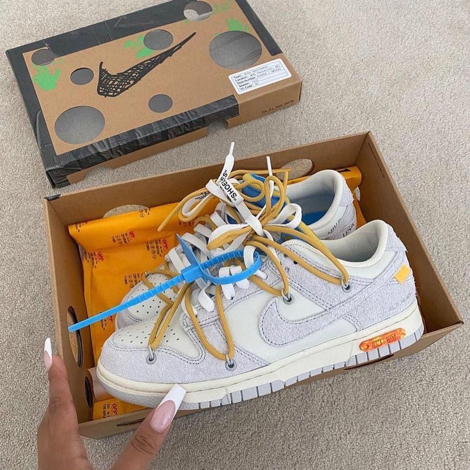 Nike dunk Low x Off white 50 Lot 34