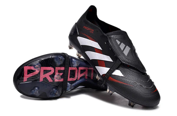 Adidas Predator Elite 24 FG Firm Ground Soccer Cleats - Black/White/Red
