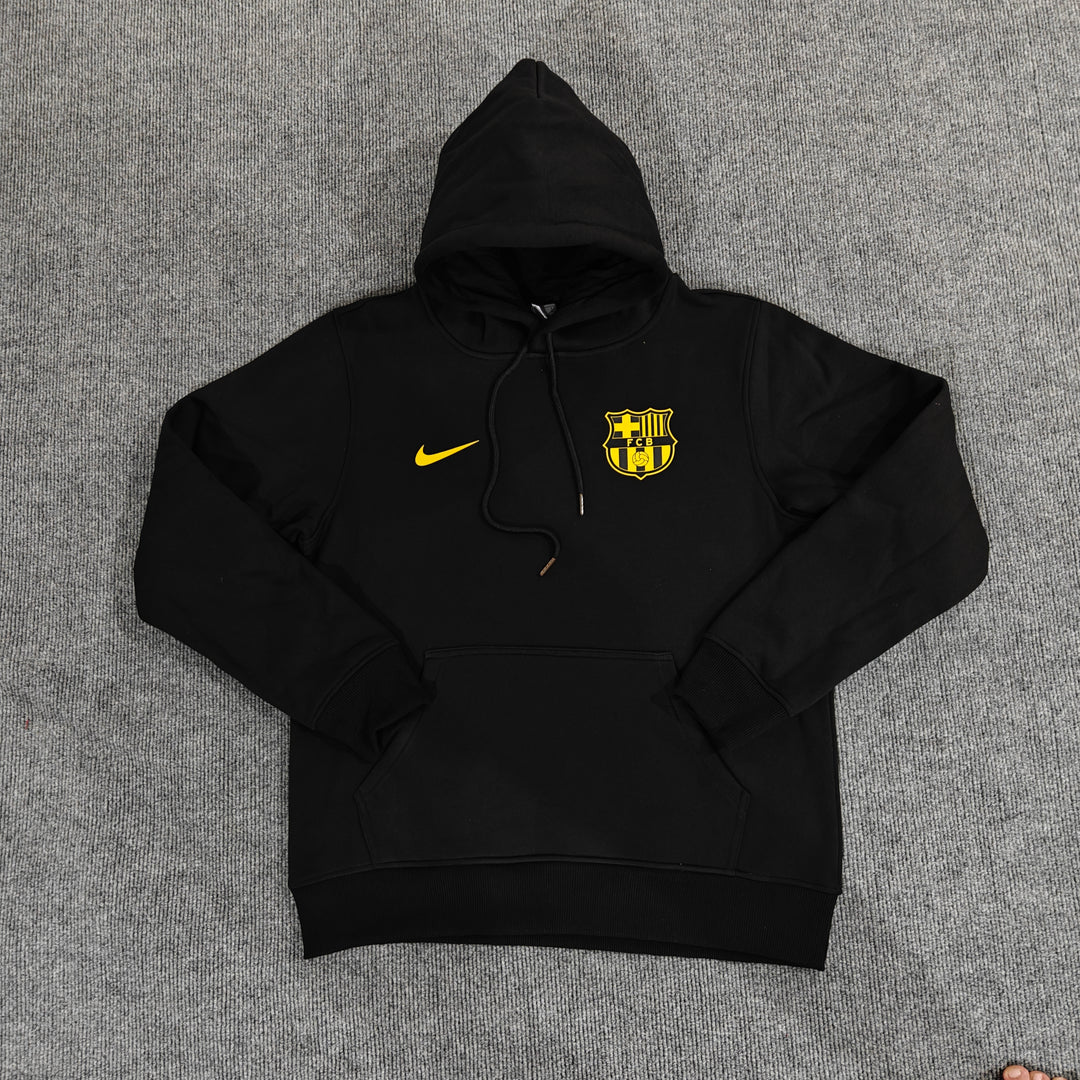 Barc_a Black Hoodie 2024/25