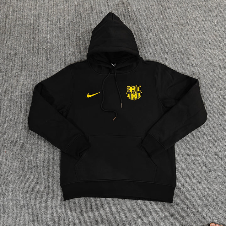 Barc_a Black Hoodie 2024/25