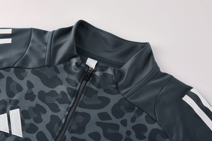 Adidas Track Suit - Leopard Camo Blue with White Strips