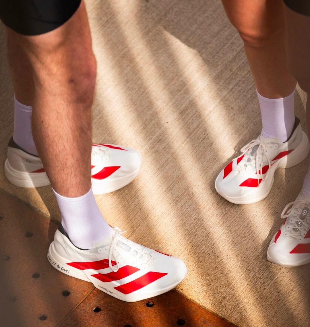 adidas Adizero Adios Pro 4 Off White Better Scarlet