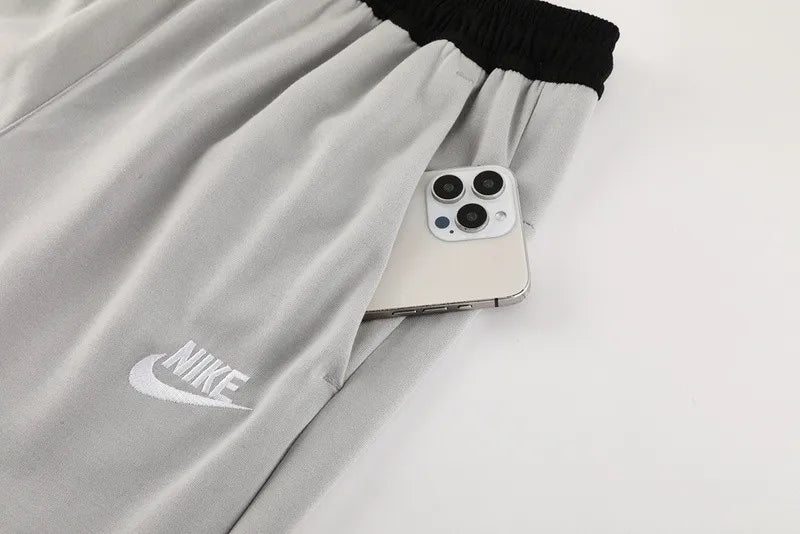 Nike Tech Fleece  Hoodie GREY AND BLACK FULL SET
