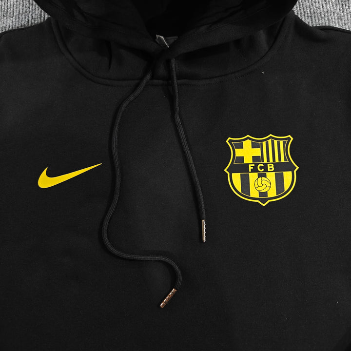 Barc_a Black Hoodie 2024/25
