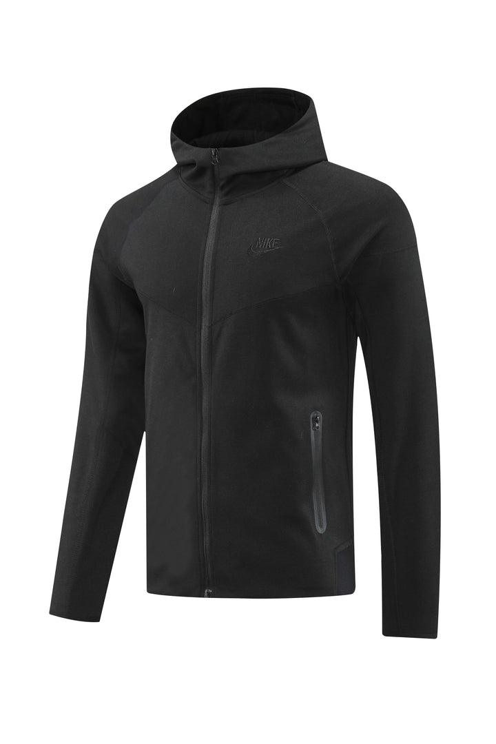 Nike Tech Fleece Full Zip Hoodie Black Full Set