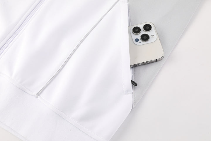 RM Pre Match White-Grey Jacket Suit