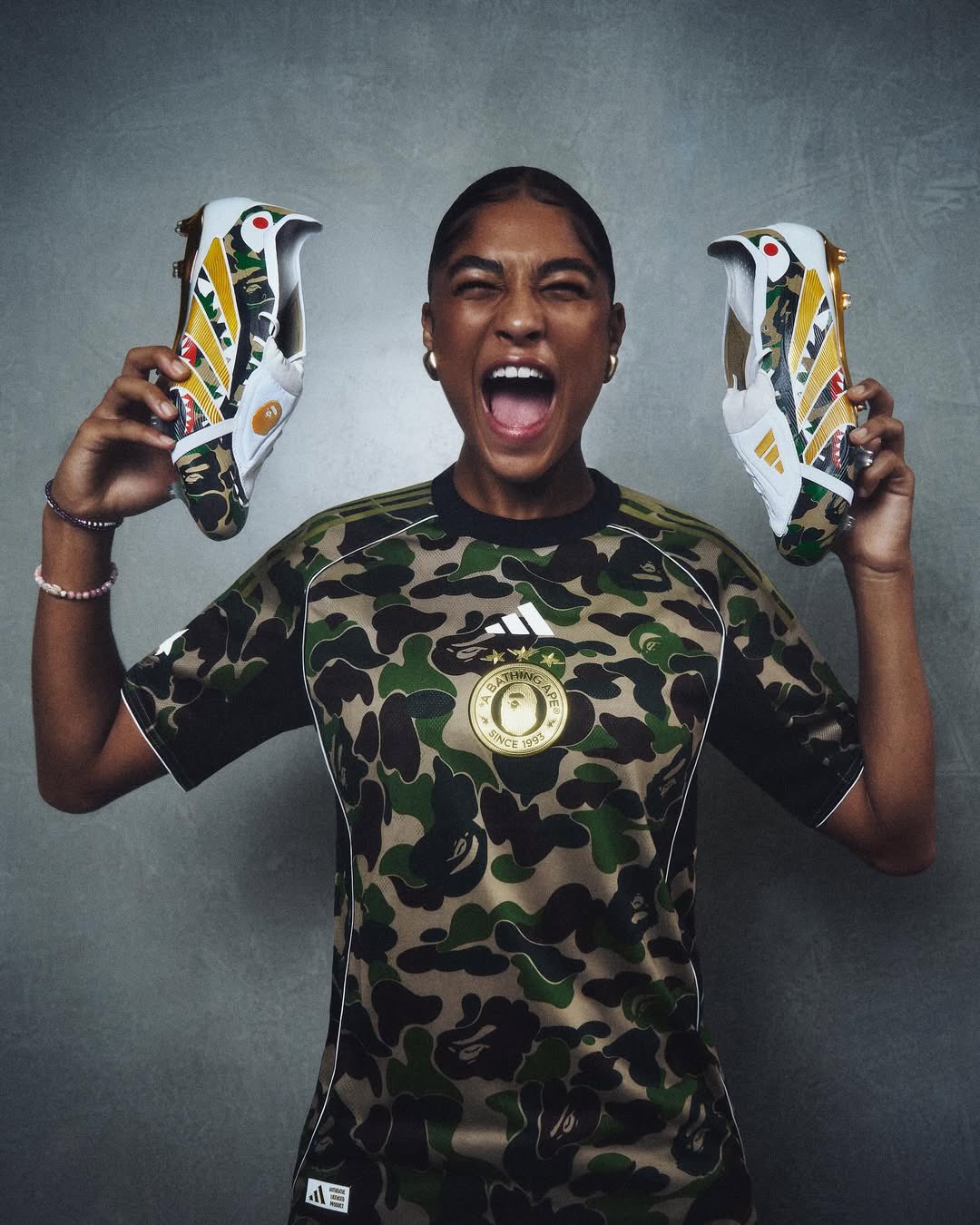 Adidas Bape FB Green Jersey