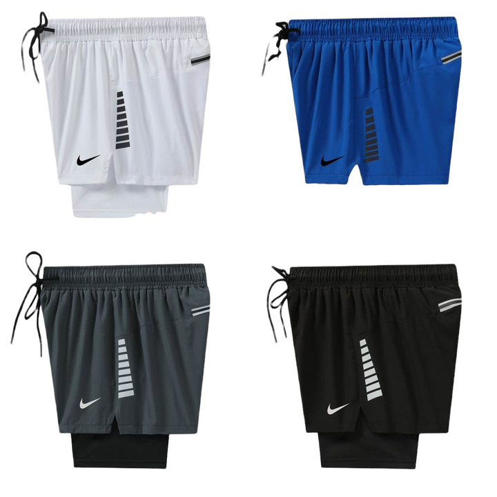 Nike 4 Color Shorts 2 IN 1