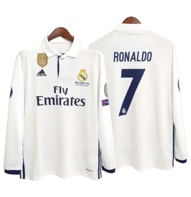RM home long sleeves  CLASSIC JERSEY 2015/16  ronaldo 7