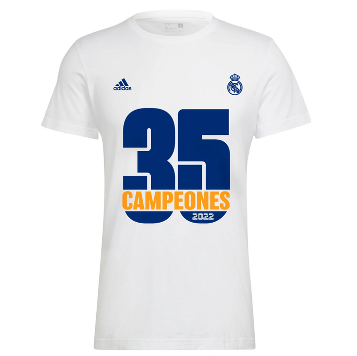 RM adidas Campeones 35 T-Shirt White