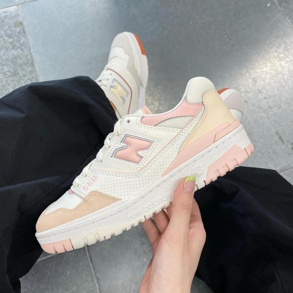 New Balance 550 unc White pink