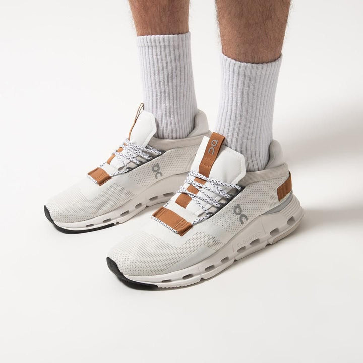 On Running Cloudnova White Pearl Brown