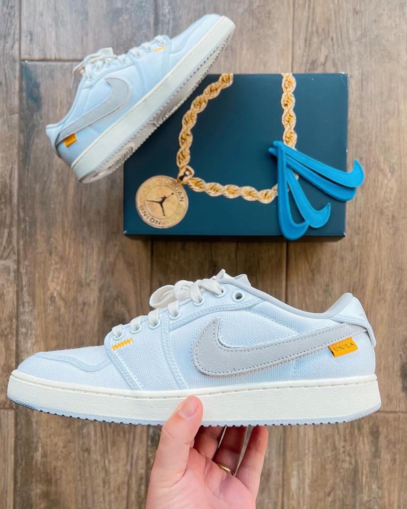 Jordan 1 Retro AJKO Low SP Union White Canvas