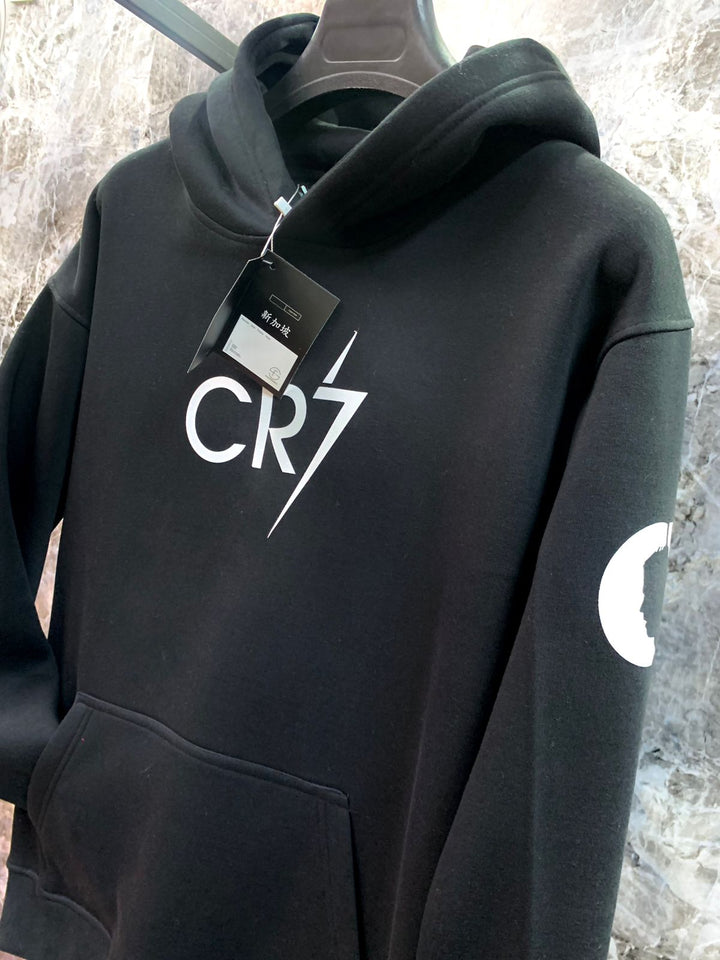CR7 Black Hoodie 2025