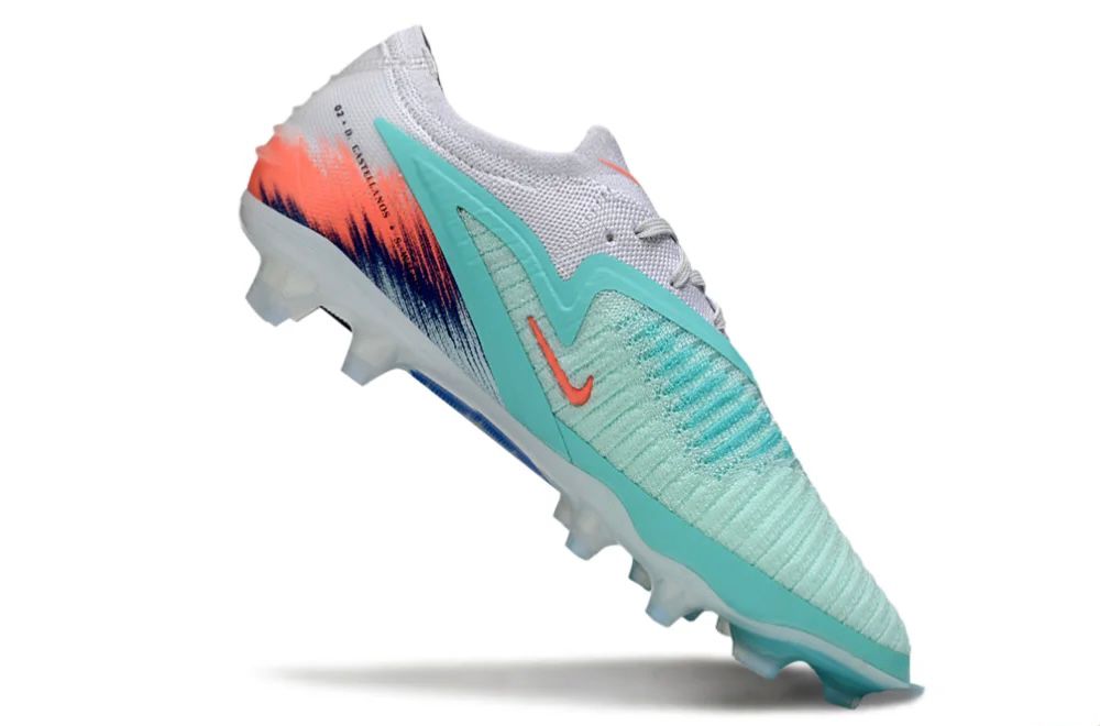 Nike Phantom 6 Elite Low FG Firm Ground Soccer Cleats - Pistachio Frost/Hyper Orange