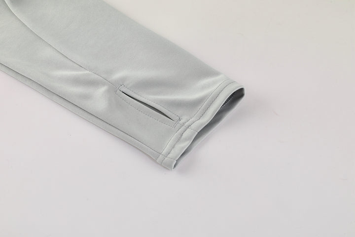 Adidas Track Suit - Leopard Camo Light Grey with Blue Strips