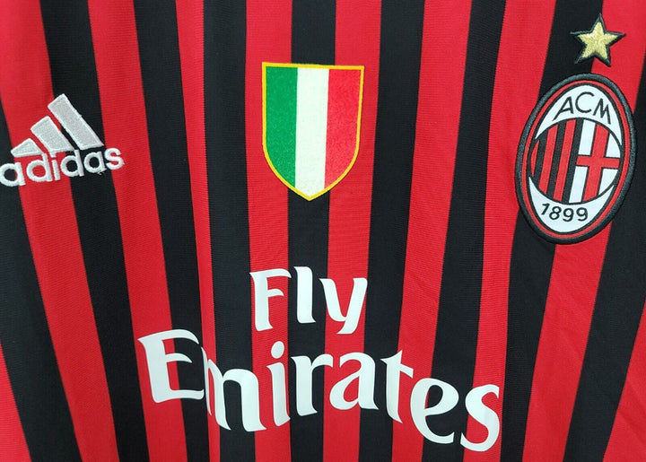 AC Milan HOME CLASSIC 2011/12 LONG SLEEVE with IBRAHIMOVIC 11 - uaessss