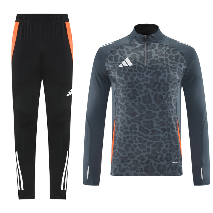 Adidas Track Suit - Leopard Camo Blue with White Strips