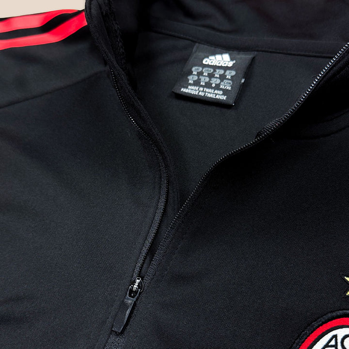 AC Milan Black Retro Training Suit Top