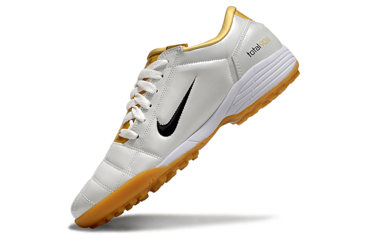 Nike Total 90 III TF White and Black Society Football Boots