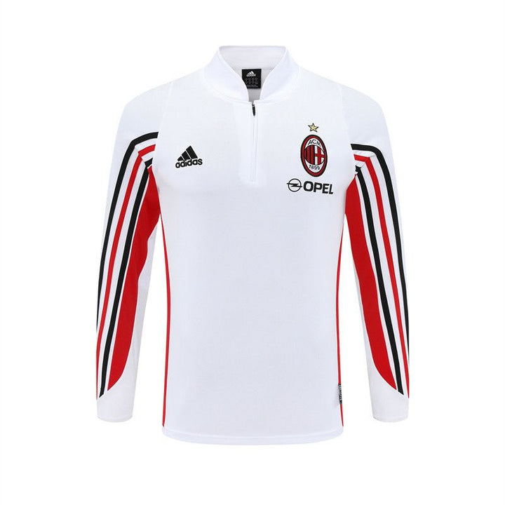 AC Milan White Retro Training Suit Top