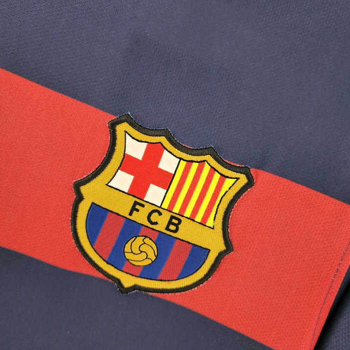 Barc_a  Classic 2015/16 FINAL with Messi 10 & badges  Jersey